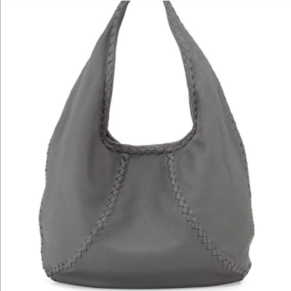 Bottega Veneta grey classic handbag